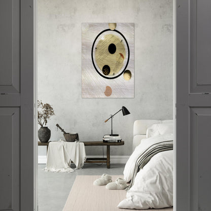 Space Modulator Experiment, Aluminum 5 - Laszlo Moholy-Nagy Brushed Aluminum Print - 70x100 cm / 28x40 inches | Laszlo Moholy-Nagy Aluminum Print | Laszlo Moholy-Nagy Prints