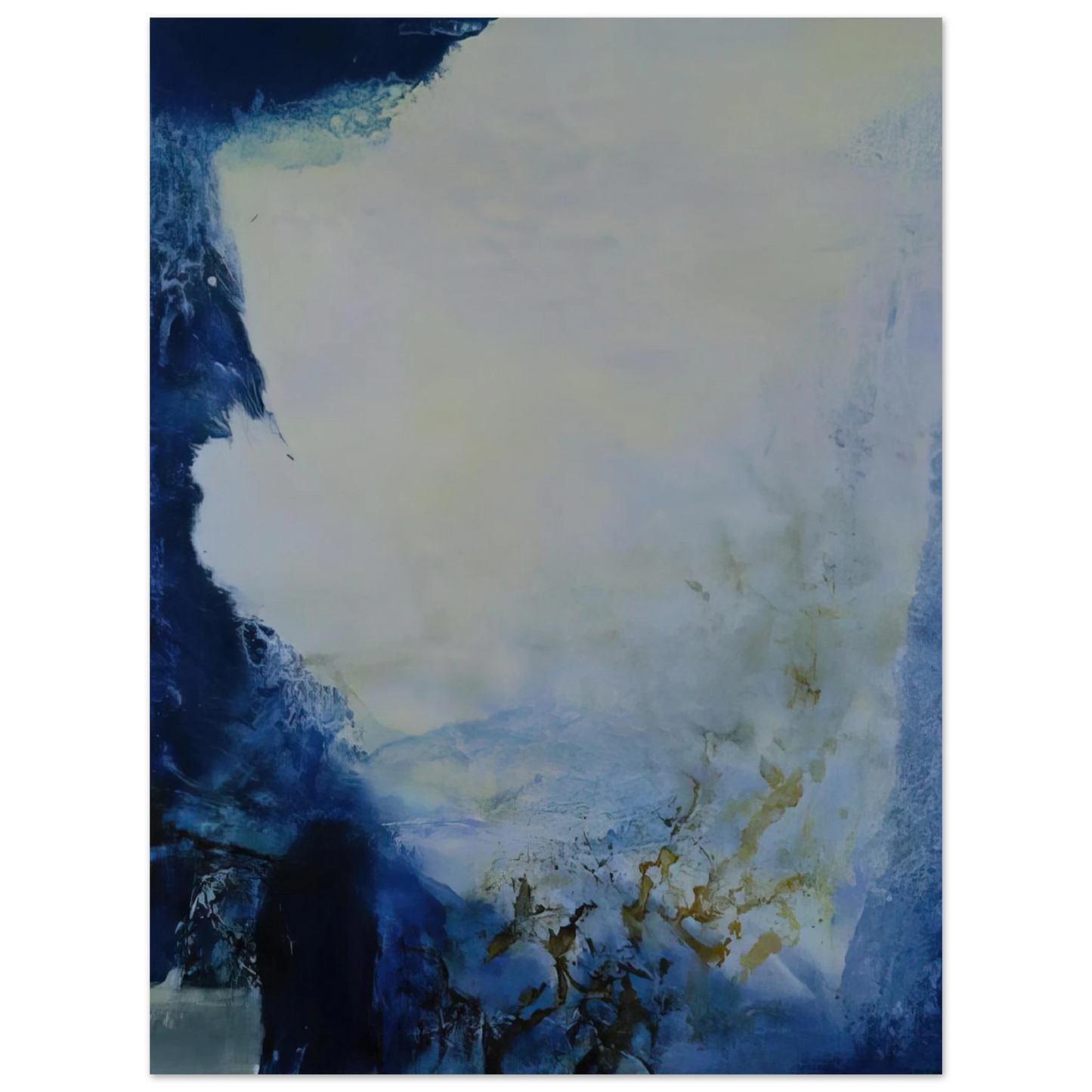 Zao Wou-Ki - 04 08 1993 1993  75x100 cm / 30x40inches Fine Art Poster