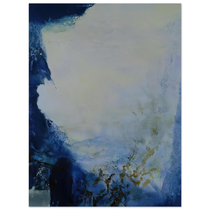 Zao Wou-Ki - 04 08 1993 1993  75x100 cm / 30x40inches Fine Art Poster