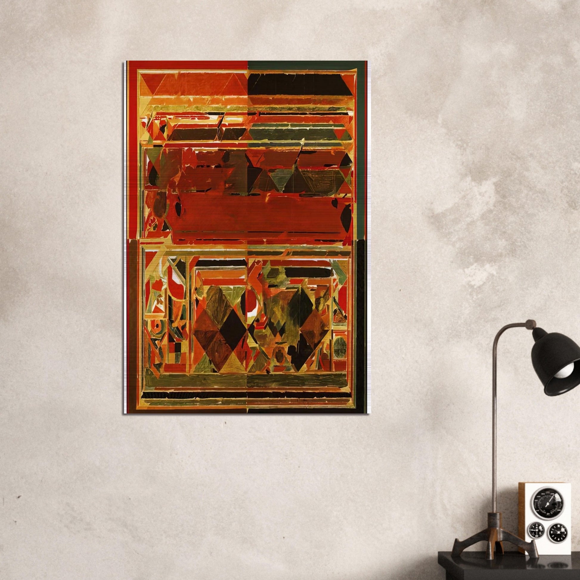 Saurashtra - 1983 - S. H. Raza Brushed Aluminum Print - 70x100 cm / 28x40 inches | S. H. Raza Aluminum Print | S. H. Raza Prints