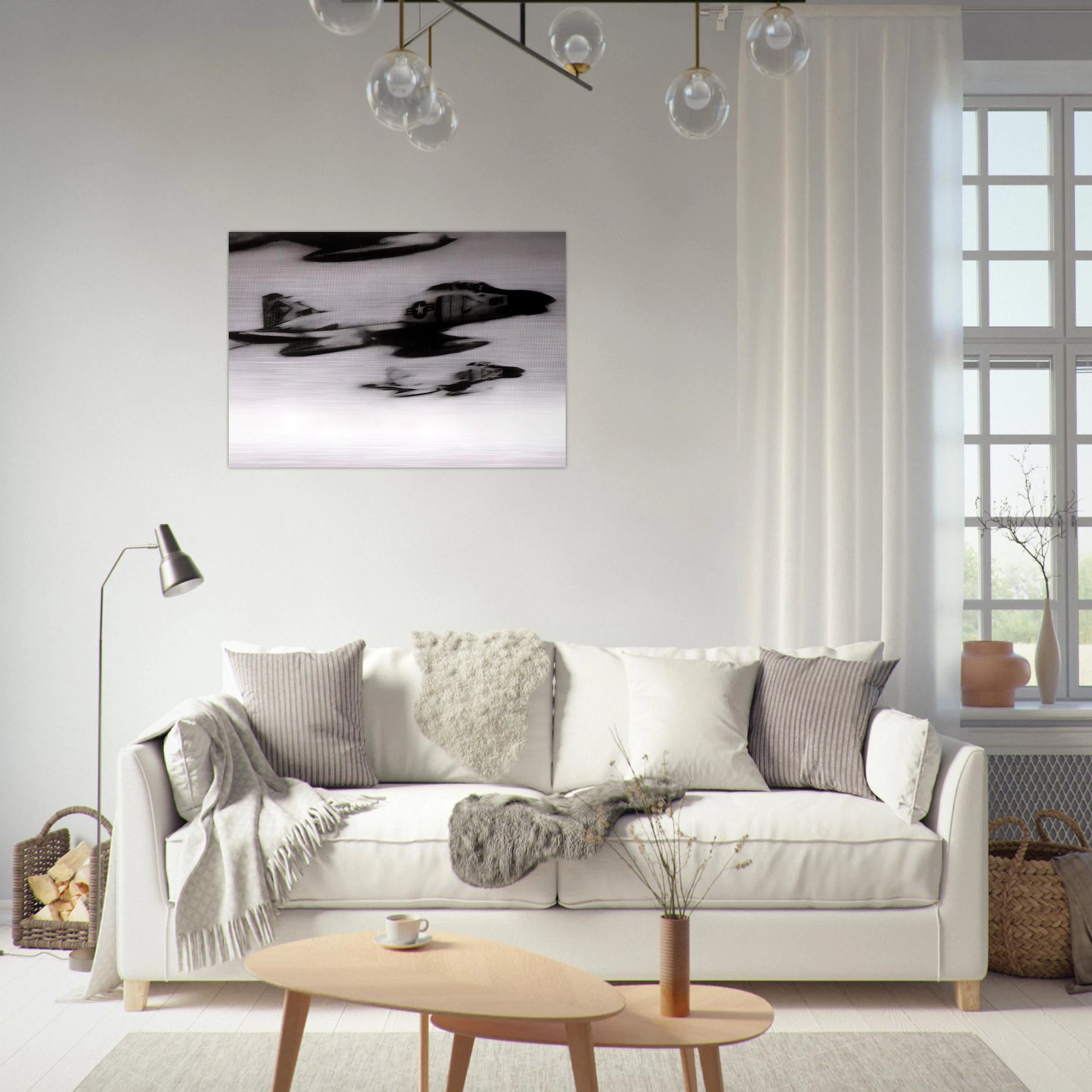 PHANTOM INTERCEPTORS - Gerhard Richter Brushed Aluminum Print - 70x100 cm / 28x40 inches | Gerhard Richter Aluminum Print | Gerhard Richter Prints