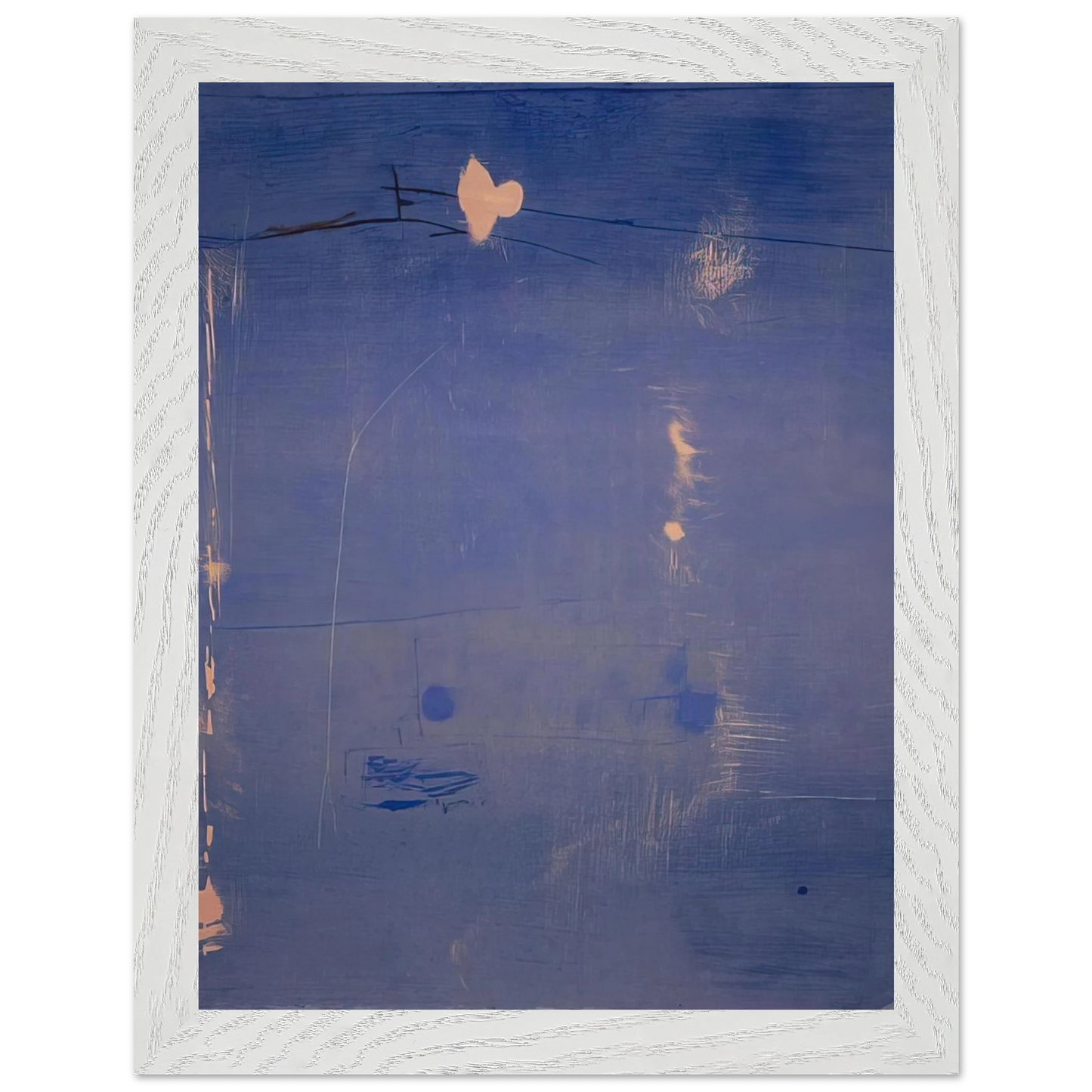 Helen Frankenthaler - Cameo - 1980 Wall art - A3 (29.7 x 42  cm) - Premium Wooden Framed Poster With Fine Art Paper-canvas - Black frame