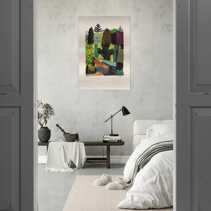PARK 1920 - Paul Klee Brushed Aluminum Print - 70x100 cm / 28x40 inches | Paul Klee Aluminum Print | Paul Klee Prints