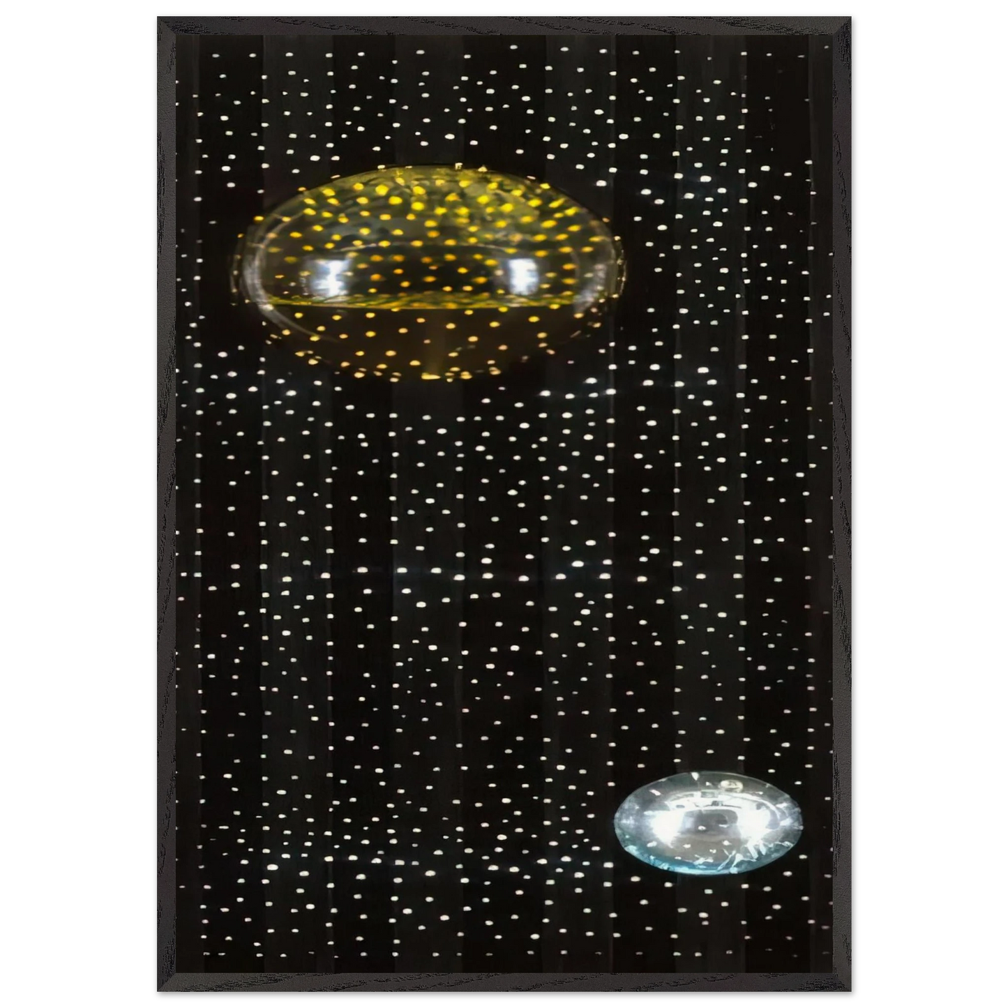 Hydrolight - 1975 - Gyula Kosice 70x100 cm / 28x40 inches Framed Art Print – Black Wooden Frame