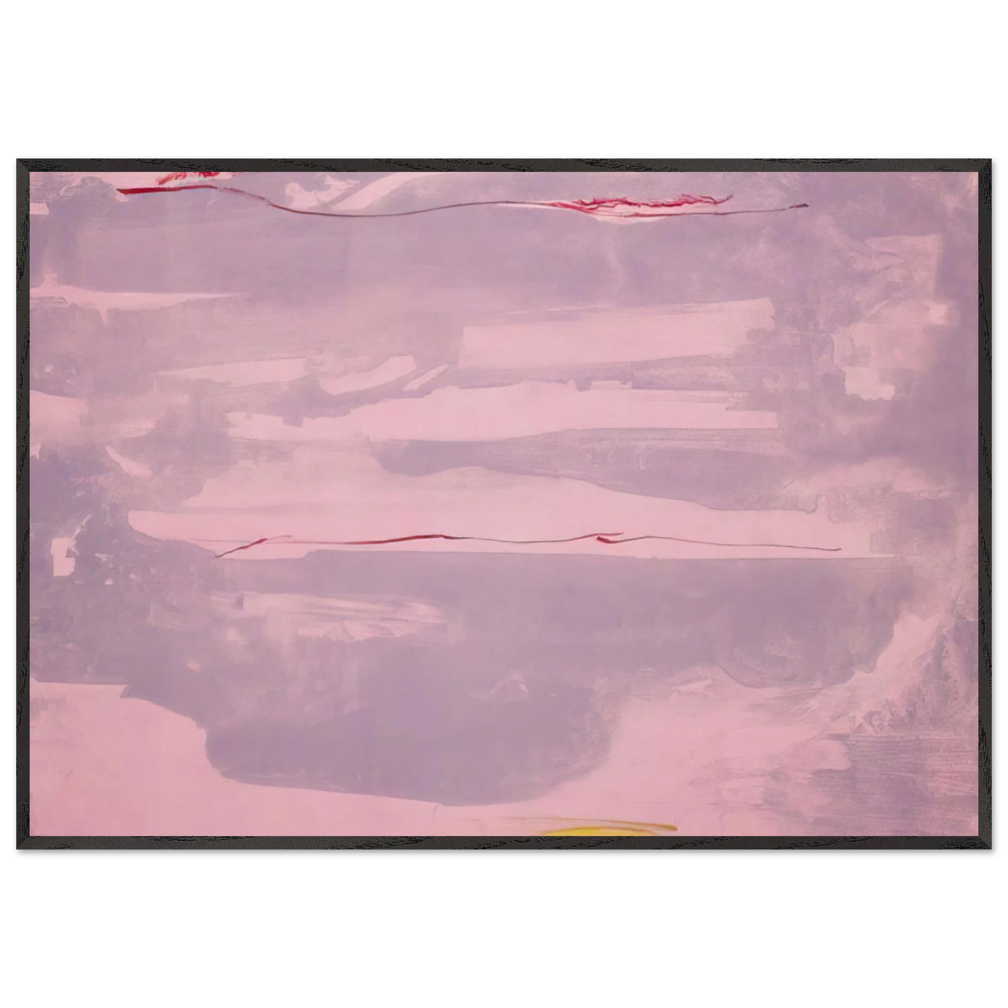 Helen Frankenthaler - Dream Walk - 1977 Wall art - A1 (59.4 x 84.1  cm) - Premium Wooden Framed Poster With Fine Art Paper-canvas - White frame