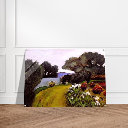 IN THE NICE COUNTRYSIDE GARDEN OF IRISES 1919 - Henri Matisse Acrylic Print - 70x100 cm / 28x40″ inches