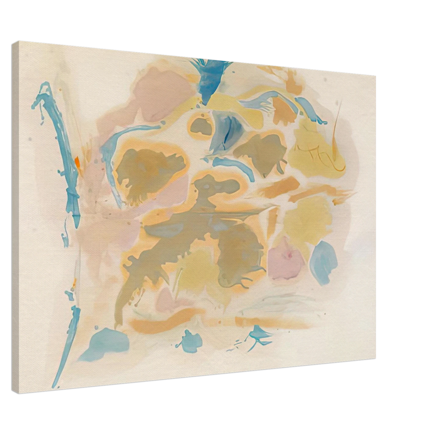 Helen Frankenthaler - Shatter, 1953- Wall Art - 30x40 cm / 12x16 inches - Premium Wooden Framed Poster With Fine Art Paper-canvas - Black frame