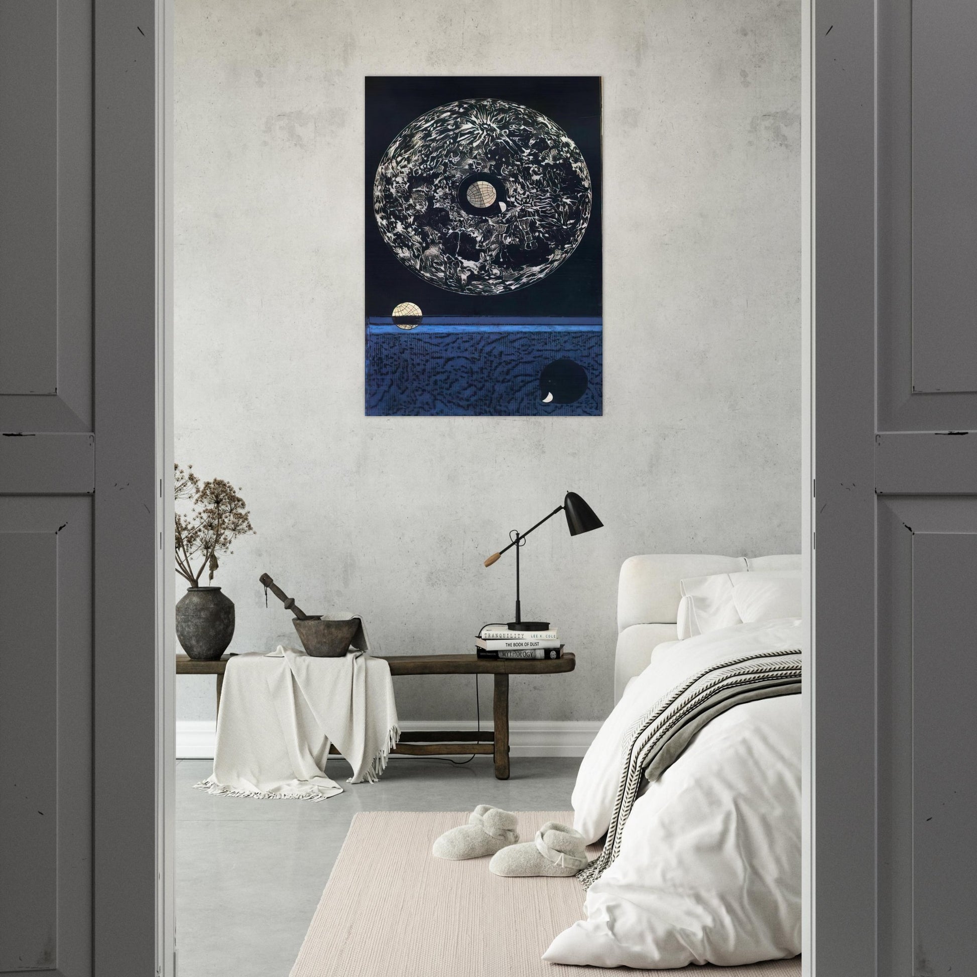 Configuration No.16 - Max Ernst Brushed Aluminum Print - 70x100 cm / 28x40 inches | Max Ernst Aluminum Print | Max Ernst Prints