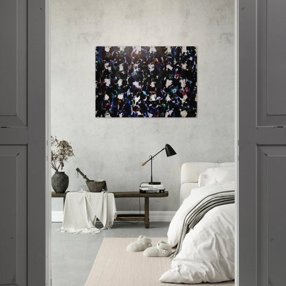 Free Floating Clouds - Sam Francis Brushed Aluminum Print - 70x100 cm / 28x40 inches | Sam Francis Aluminum Print | Sam Francis Prints