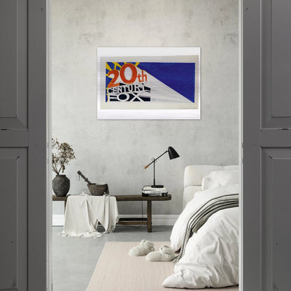 TRADEMARK 3 1962 - Edward Ruscha Brushed Aluminum Print - 70x100 cm / 28x40 inches | Edward Ruscha Aluminum Print | Edward Ruscha Prints