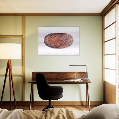 OHNE TITEL F R PETER DIBKE 1970 - BLINKY PALERMO Brushed Aluminum Print - 70x100 cm / 28x40 inches | BLINKY PALERMO Aluminum Print | BLINKY PALERMO Prints