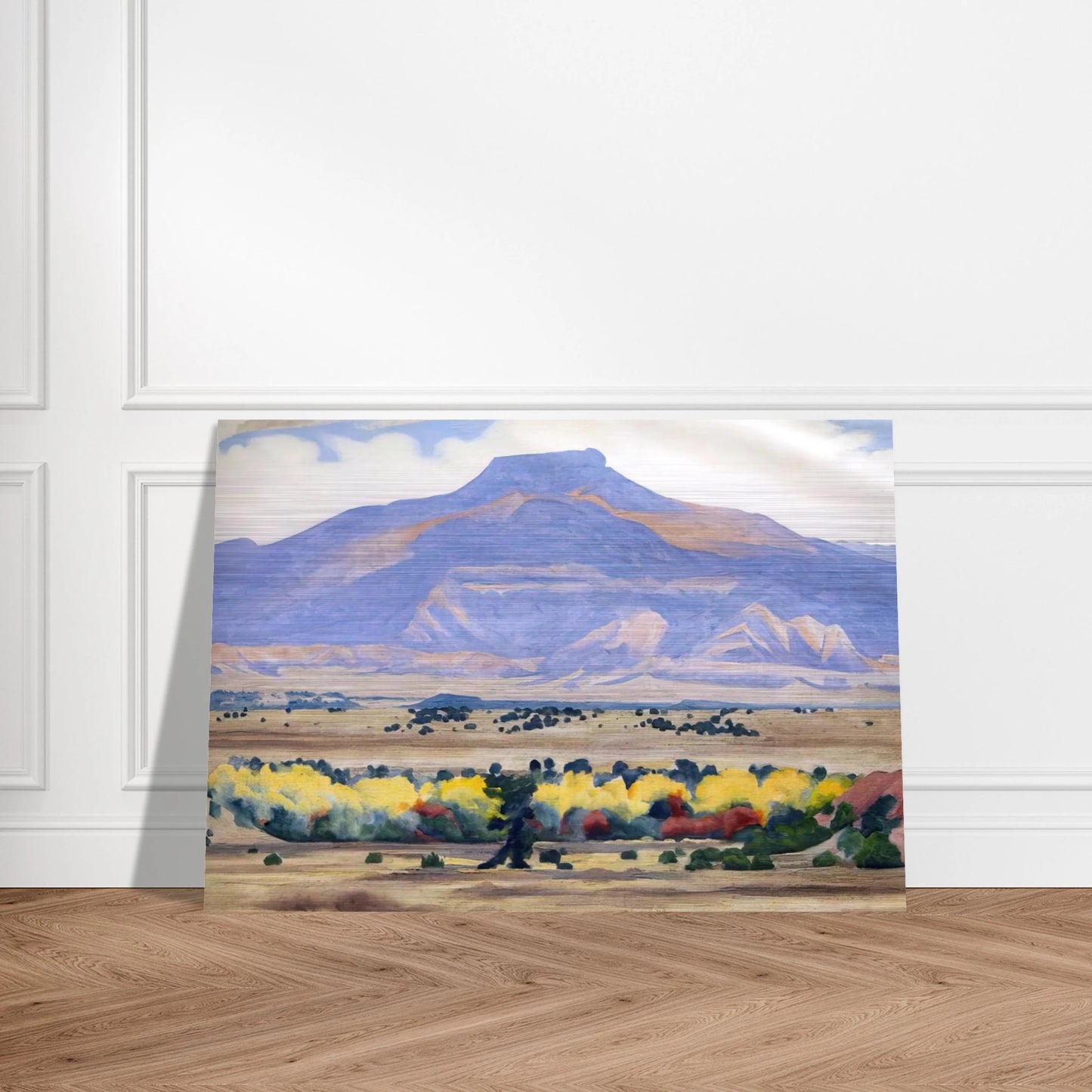 Pedernal - Georgia O'Keeffe Brushed Aluminum Print - 70x100 cm / 28x40 inches | Georgia O'Keeffe Aluminum Print | Georgia O'Keeffe Prints