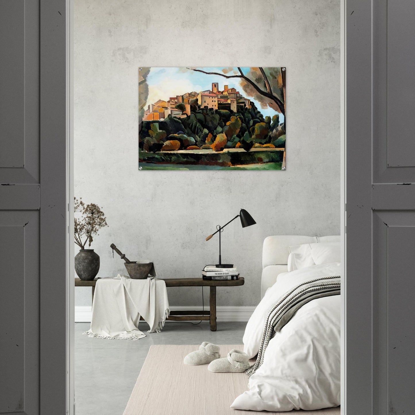 VISTA DE SAINT PAUL DE VENCE 1910 - Andre Derain Acrylic Print - 70x100 cm / 28x40″ inches