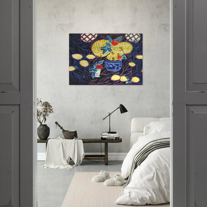 LEMONS AND MIMOSA 1944 - Henri Matisse Brushed Aluminum Print - 70x100 cm / 28x40 inches | Henri Matisse Aluminum Print | Henri Matisse Prints