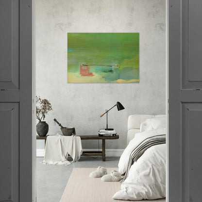 Springscape - 1975 - Helen Frankenthaler Brushed Aluminum Print - 70x100 cm / 28x40 inches | Helen Frankenthaler Aluminum Print | Helen Frankenthaler Prints