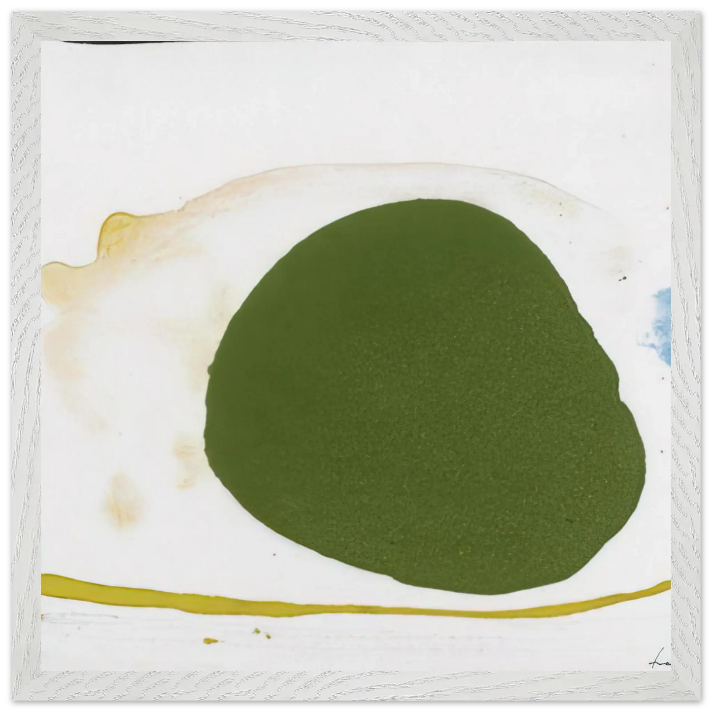 Helen Frankenthaler - Thanksgiving Day - 1973 Wall art - 30x45 cm / 12x18 Inches - Premium Wooden Framed Poster With Fine Art Paper - Wood frame