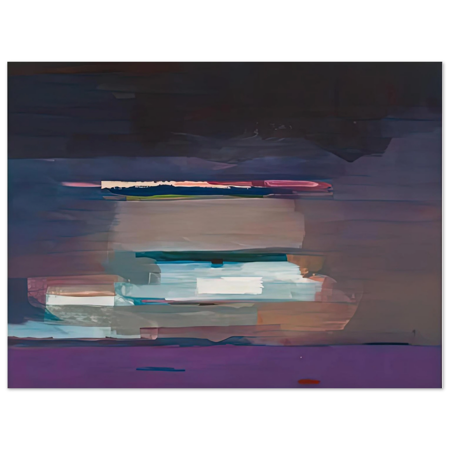 Helen Frankenthaler - Viewpoint I, 1974- Wall Art - 21x29.7 cm / 8x12" - Fine Art Poster-canvas - -