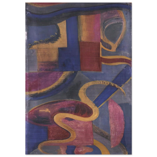 Composizione Dada - Abstract Art - Julius Evola Brushed Aluminum Print - 70x100 cm / 28x40 inches | Julius Evola Aluminum Print | Julius Evola Prints