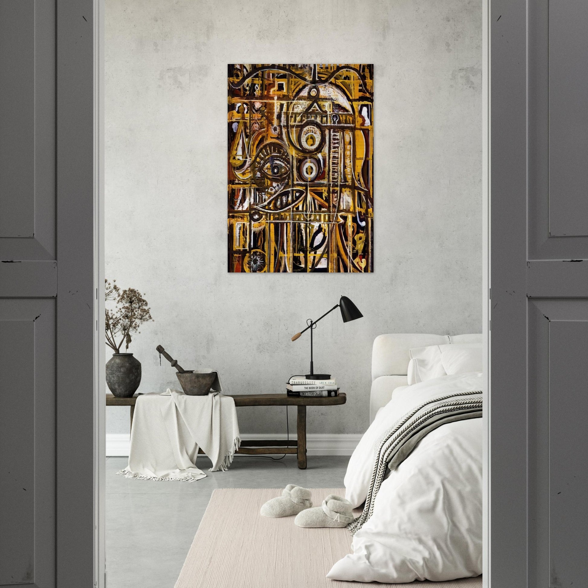 Abstract Eye - Richard Pousette-Dart Brushed Aluminum Print - 70x100 cm / 28x40 inches | Richard Pousette-Dart Aluminum Print | Richard Pousette-Dart Prints