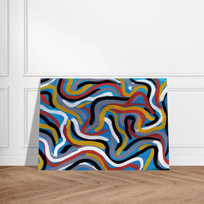 Untitled - Sol LeWitt Brushed Aluminum Print - 70x100 cm / 28x40 inches | Sol LeWitt Aluminum Print | Sol LeWitt Prints