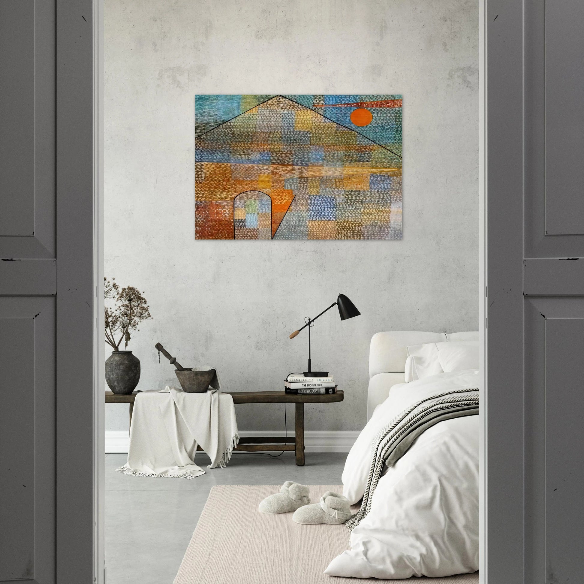 TO THE PARNASSUS 1932 - Paul Klee Brushed Aluminum Print - 70x100 cm / 28x40 inches | Paul Klee Aluminum Print | Paul Klee Prints