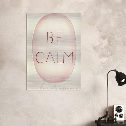 BE CALME OCTOBER 1ST 31ST - Louise Bourgeois Brushed Aluminum Print - 70x100 cm / 28x40 inches | Louise Bourgeois Aluminum Print | Louise Bourgeois Prints
