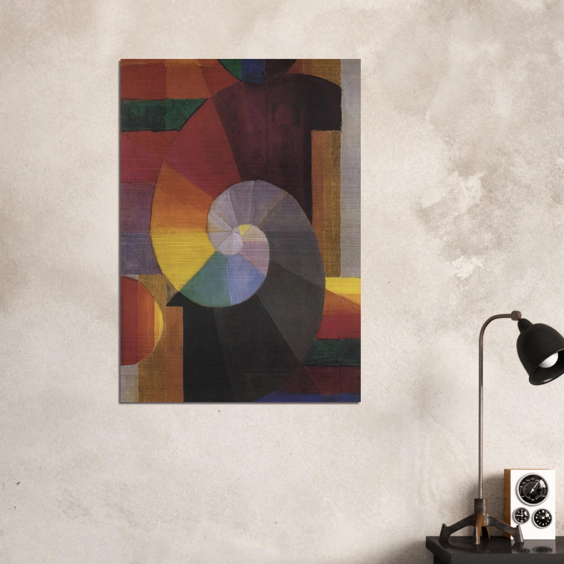The Meeting - Johannes Itten Brushed Aluminum Print - 70x100 cm / 28x40 inches | Johannes Itten Aluminum Print | Johannes Itten Prints