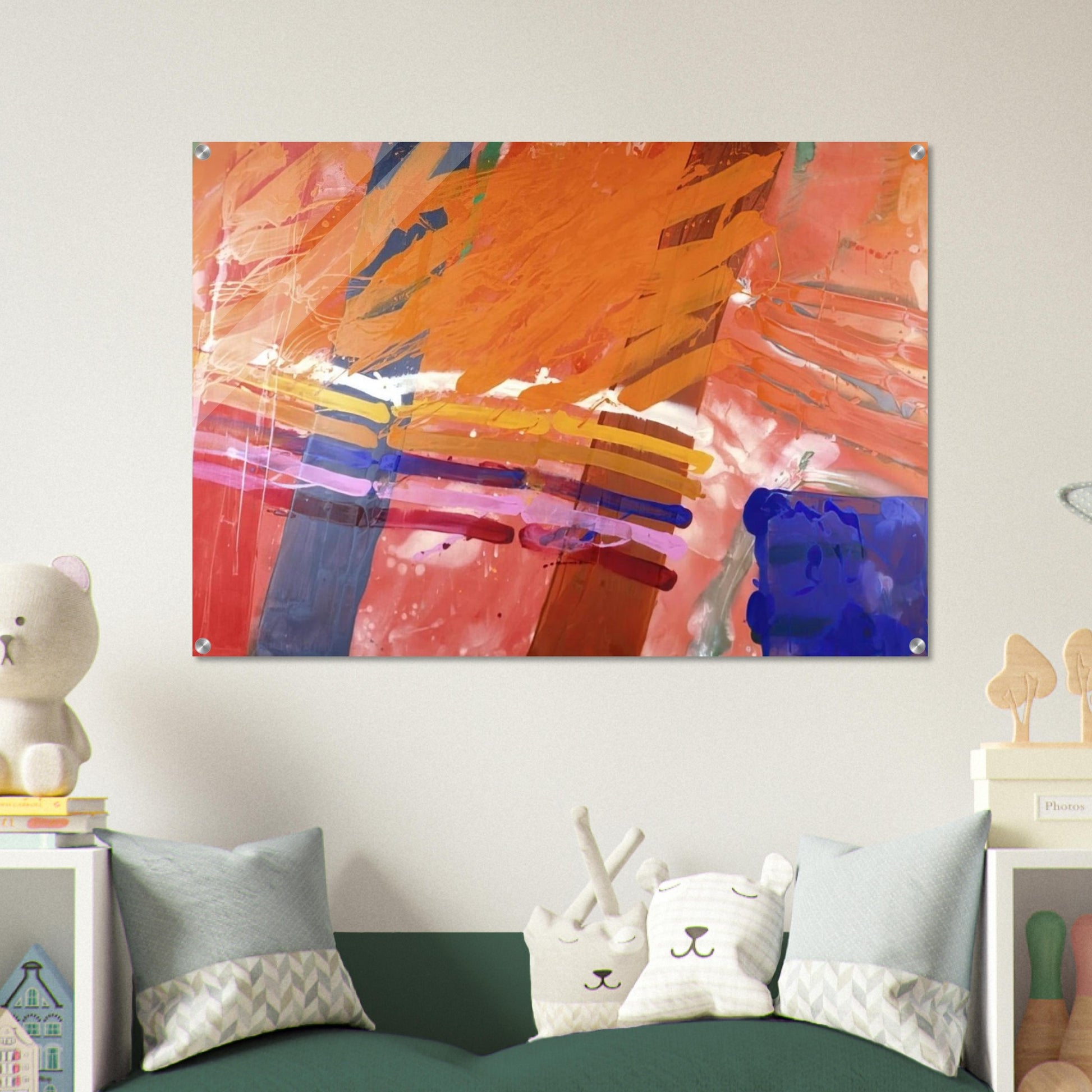 Renfrew - 1983 - Albert Irvin Acrylic Print - 70x100 cm / 28x40″ inches