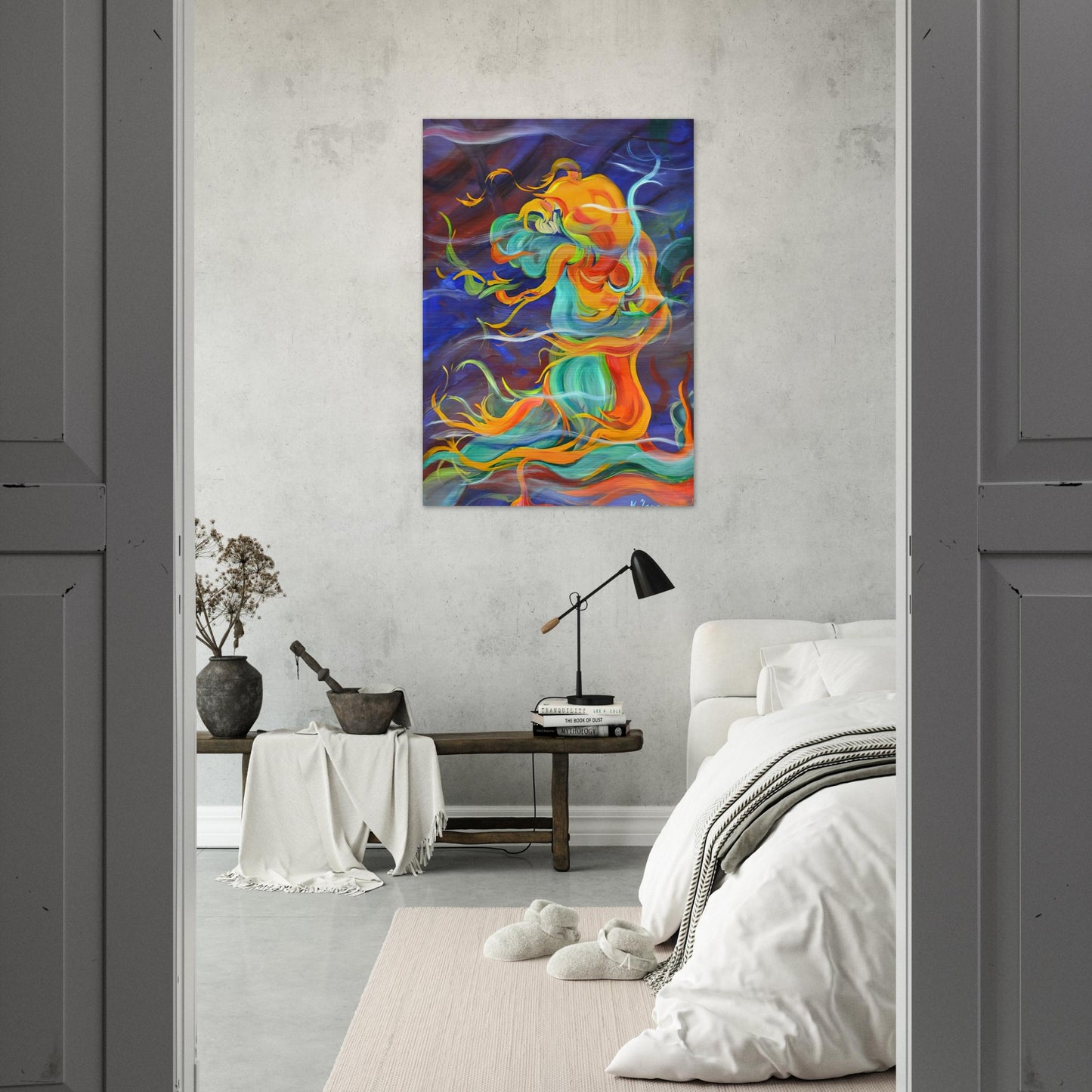 Wind - 1963 - Konrad Zuse Brushed Aluminum Print - 70x100 cm / 28x40 inches | Konrad Zuse Aluminum Print | Konrad Zuse Prints