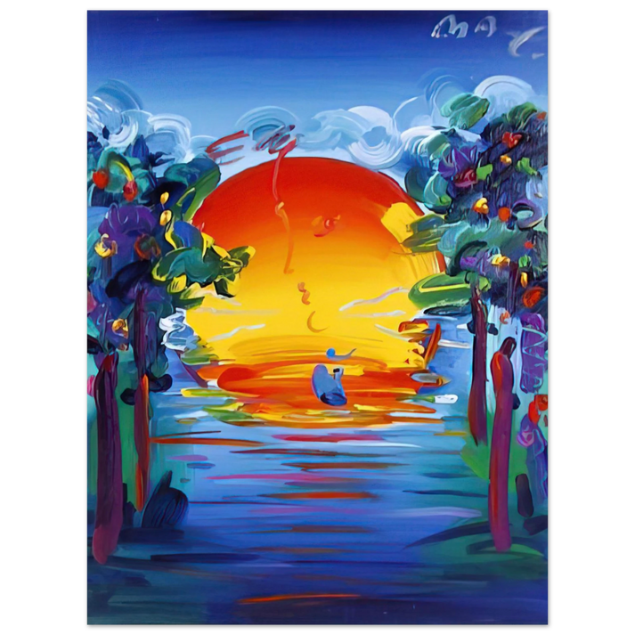Peter Max - BETTER WORLD 1993  75x100 cm / 30x40inches Fine Art Poster