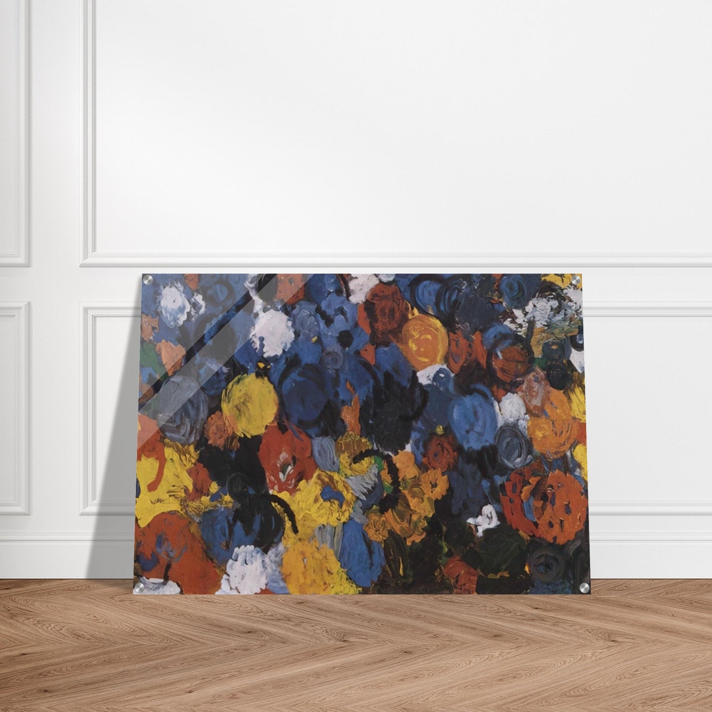 Blue Flood - 1960 - Ernst Wilhelm Nay Acrylic Print - 70x100 cm / 28x40″ inches