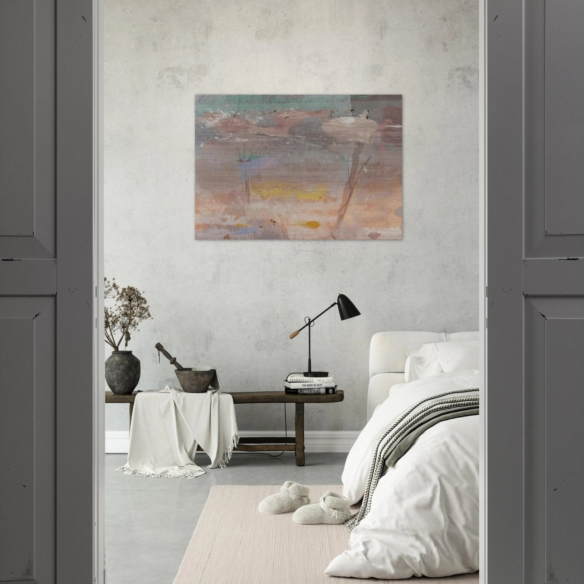 Monotype I - 1981 - Helen Frankenthaler Brushed Aluminum Print - 70x100 cm / 28x40 inches | Helen Frankenthaler Aluminum Print | Helen Frankenthaler Prints