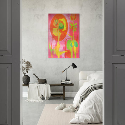 Canto de soles. París - Pedro Coronel Brushed Aluminum Print - 70x100 cm / 28x40 inches | Pedro Coronel Aluminum Print | Pedro Coronel Prints