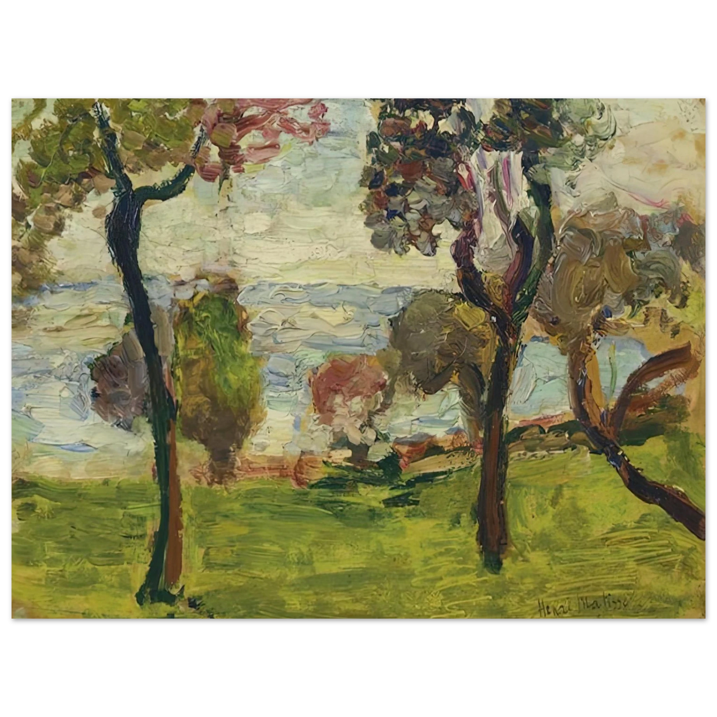 Henri Matisse - PAYSAGE 1898  75x100 cm / 30x40inches Fine Art Poster