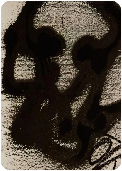 EQUATION III 1987 By Antoni Tapies Pack of 10 Post Cards | Antoni Tapies Post Cards | A6 (10.5 x 14.8 cm) - 4.1 x 5.8 inches