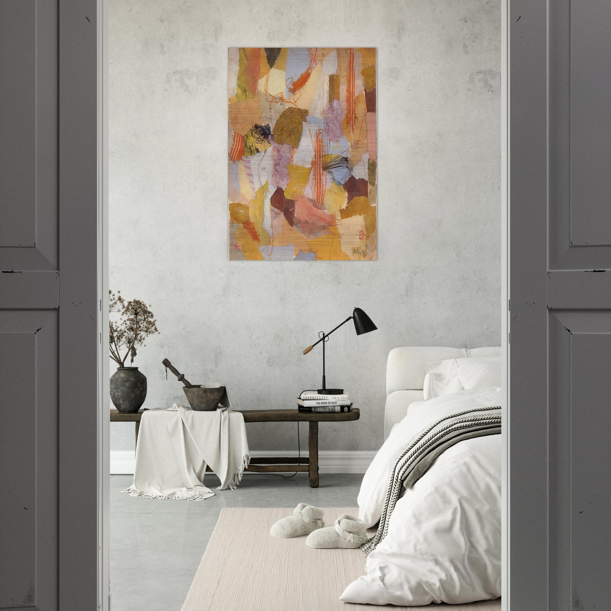 Number 650 - 1953 - Anne Ryan Brushed Aluminum Print - 70x100 cm / 28x40 inches | Anne Ryan Aluminum Print | Anne Ryan Prints