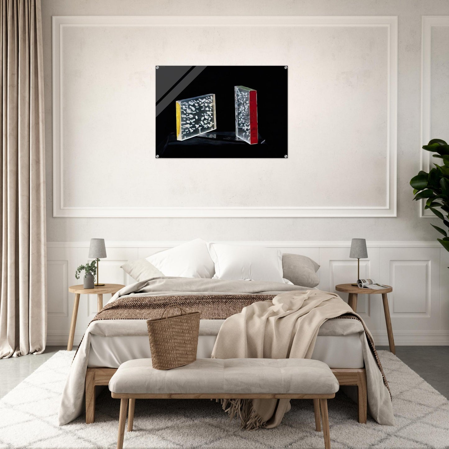 Sospensioni Colorate - 1955 - Piero Dorazio Acrylic Print - 70x100 cm / 28x40″ inches | Piero Dorazio Wall Art | Piero Dorazio Prints