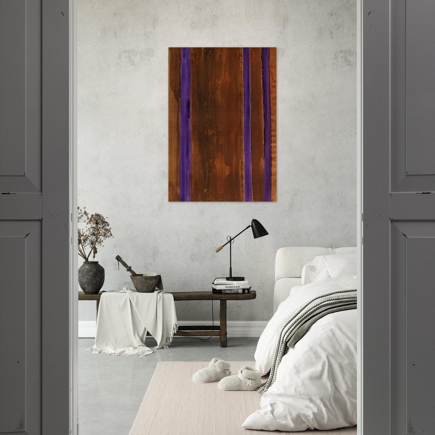 Untitled brownviolet - 2001 - Gunther Forg Brushed Aluminum Print - 70x100 cm / 28x40 inches | Gunther Forg Aluminum Print | Gunther Forg Prints