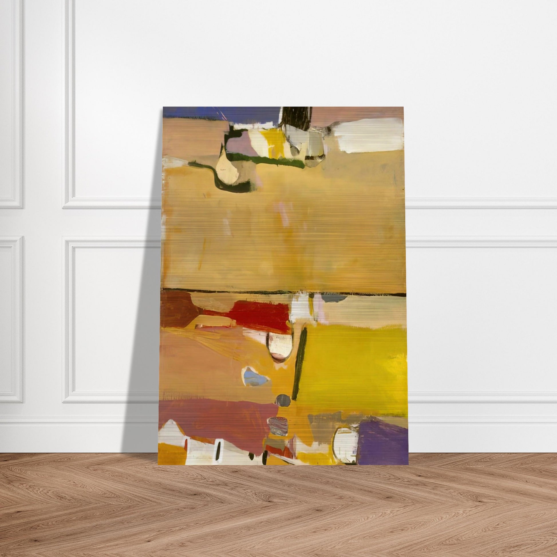 A Day at the Races - Richard Diebenkorn Brushed Aluminum Print - 70x100 cm / 28x40 inches | Richard Diebenkorn Aluminum Print | Richard Diebenkorn Prints