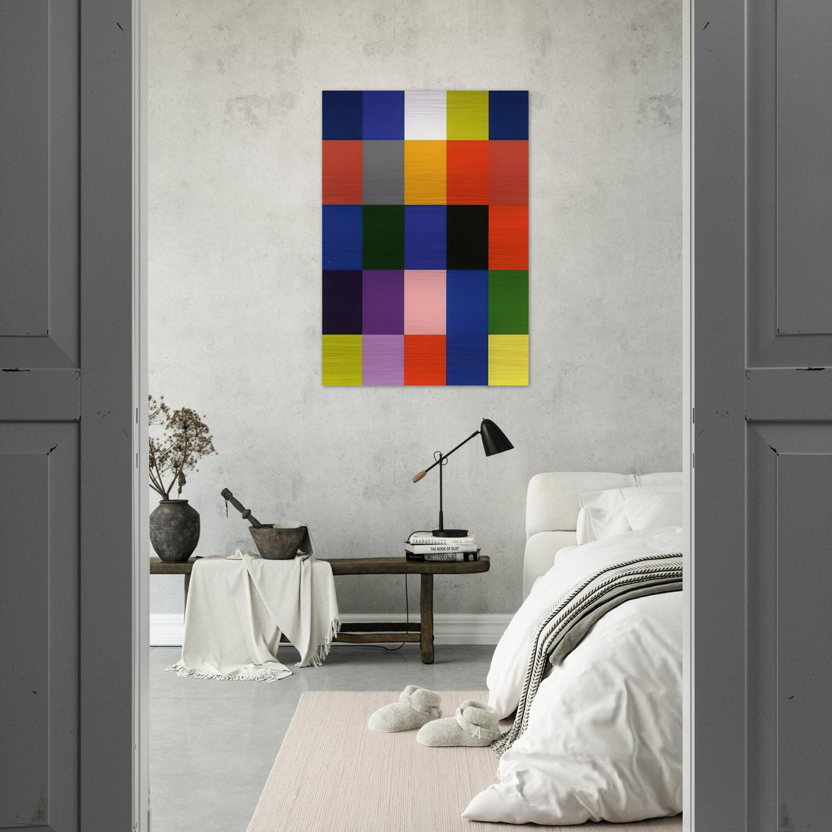 25 COLOURS 2007 - Gerhard Richter Brushed Aluminum Print - 70x100 cm / 28x40 inches | Gerhard Richter Aluminum Print | Gerhard Richter Prints