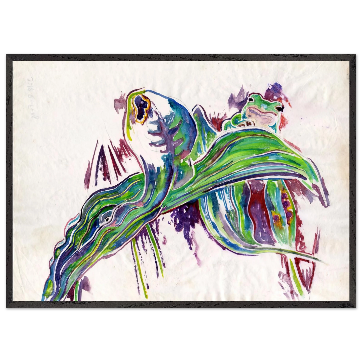 Walter Inglis Anderson - Walter Anderson Wall art - 13x18 cm / 5x7 inches - Premium Wooden Framed Poster With Fine Art Paper-canvas - Wood frame