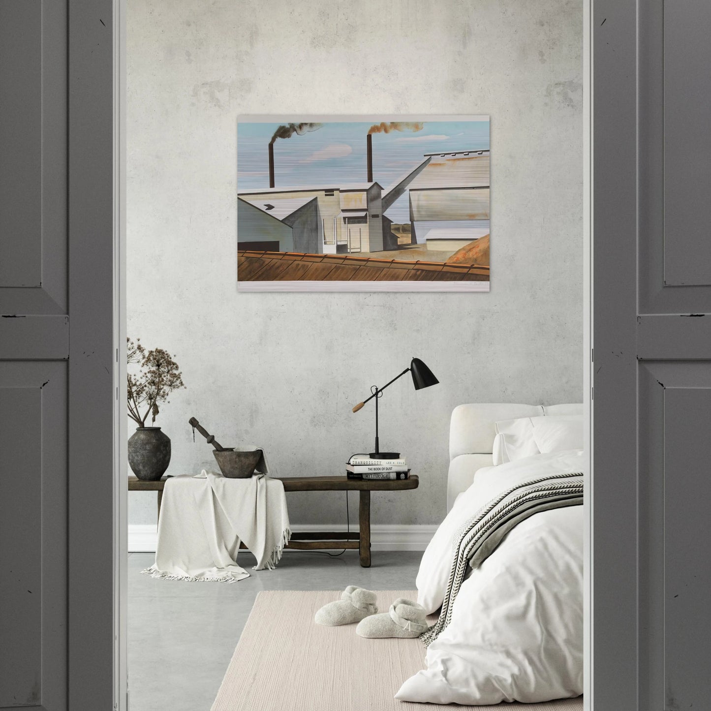 Factory - 1980 - Clarence Holbrook Carter Brushed Aluminum Print - 70x100 cm / 28x40 inches | Clarence Holbrook Carter Aluminum Print | Clarence Holbrook Carter Prints