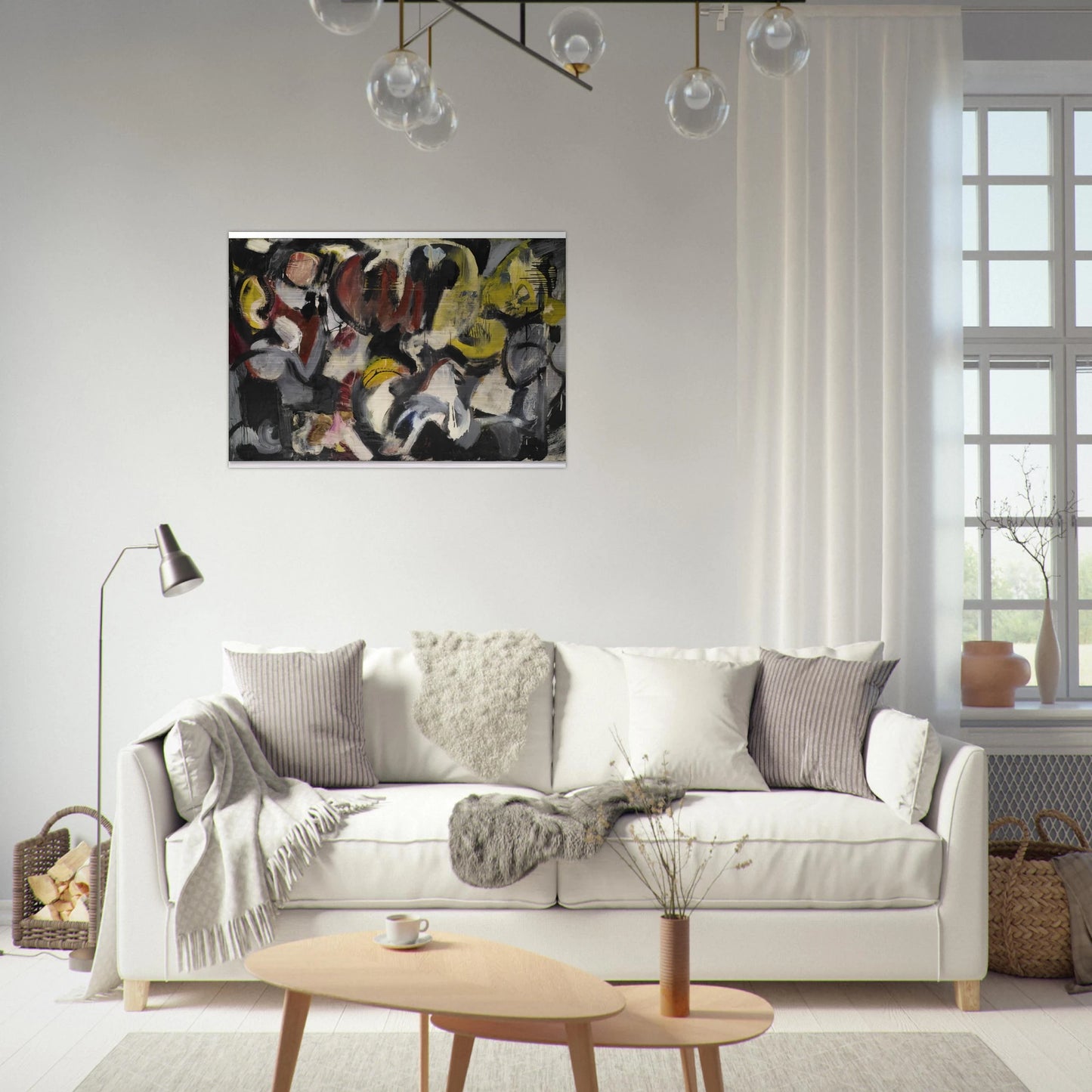 Months and Moons - Grace Hartigan Brushed Aluminum Print - 70x100 cm / 28x40 inches | Grace Hartigan Aluminum Print | Grace Hartigan Prints