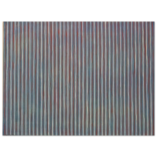 Gene Davis - Salute - 1958  75x100 cm / 30x40inches Fine Art Poster