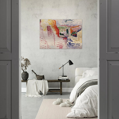 SUN STREET 1905 - Henri Matisse Brushed Aluminum Print - 70x100 cm / 28x40 inches | Henri Matisse Aluminum Print | Henri Matisse Prints
