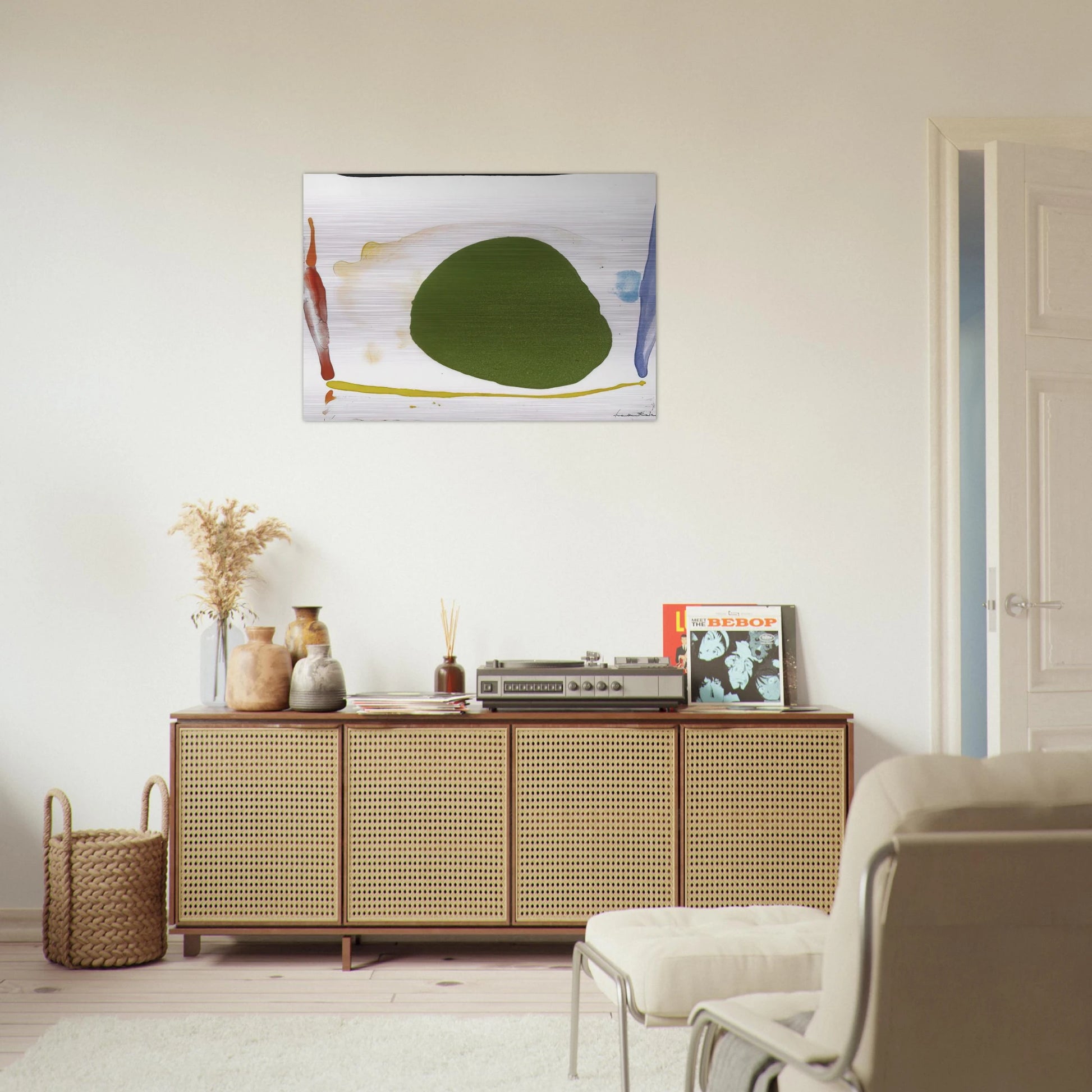 Thanksgiving Day - 1973 - Helen Frankenthaler Brushed Aluminum Print - 70x100 cm / 28x40 inches | Helen Frankenthaler Aluminum Print | Helen Frankenthaler Prints