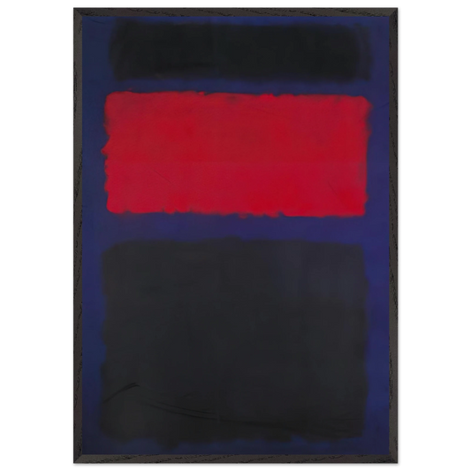 Cubierta - 1960 - Mark Rothko 70x100 cm / 28x40 inches Framed Art Print – Black Wooden Frame