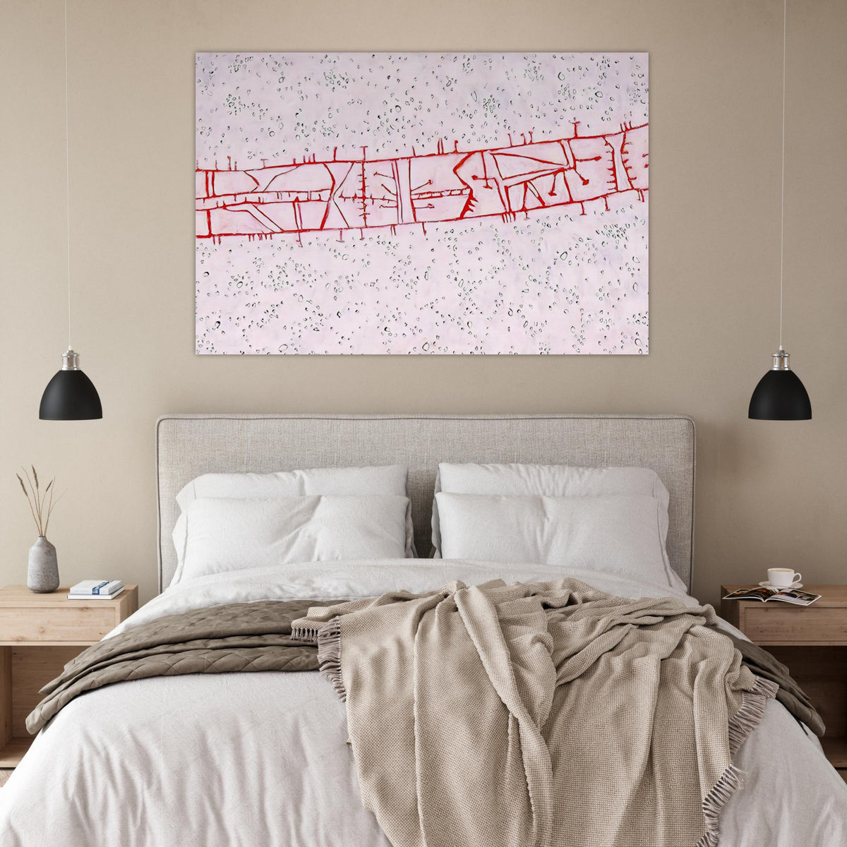 Bridge - 1952 - Gene Davis Art Prints - 100x150 cm / 40x60″ inches | Gene Davis Poster | Gene Davis Prints