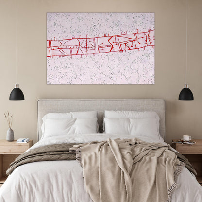 Bridge - 1952 - Gene Davis Art Prints - 100x150 cm / 40x60″ inches | Gene Davis Poster | Gene Davis Prints
