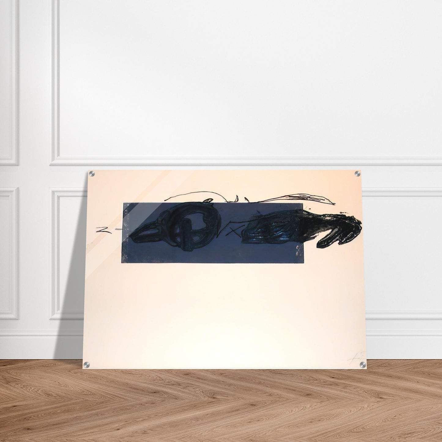Z 1981 - Antoni Tapies Acrylic Print - 70x100 cm / 28x40″ inches | Antoni Tapies Wall Art | Antoni Tapies Prints